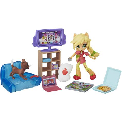 My Little Pony Equestria Girls Minis Applejack Slumber Party Games Set