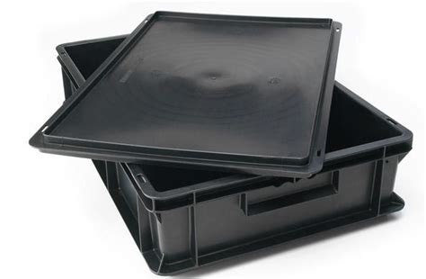 Esd Conductive Tote Box Lid 600 X 400mm