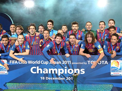 Barcelona Ist Weltmeister Int Fu Ball Kicker