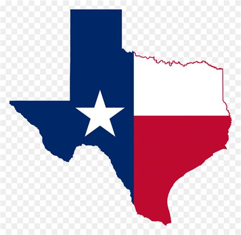 Mapa De La Bandera De Texas Esquema De Texas Png Flyclipart