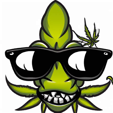 Realistic Cannabis Monster With Sunglasses Openart