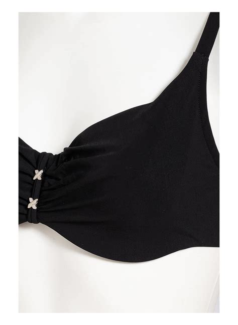 CHANTELLE Underwired Bikini Top ESCAPE In Black