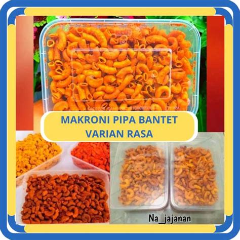 Cemilan Makaroni Bantet Varian Rasa Gurih Kemasan Box Ml Lazada