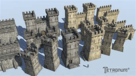 Medieval Towers And Walls Pack Assetsdealspro