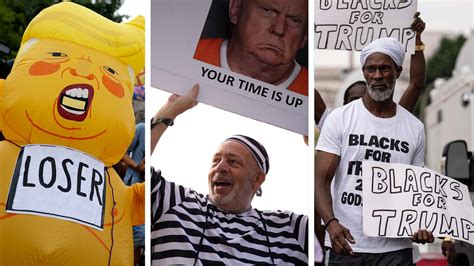 En Fotos Las Protestas A Favor Y En Contra De Donald Trump En DC Por