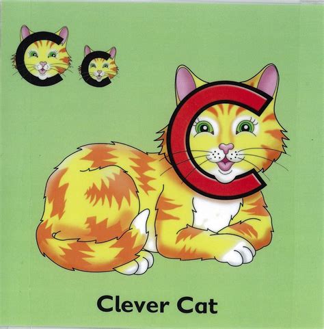 Letterland Kindergarten Clever Cat Worksheet