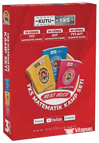 TYT AYT Matematik Kamp Seti 3 Kitap Mert Hoca Yayınları 9786057110602