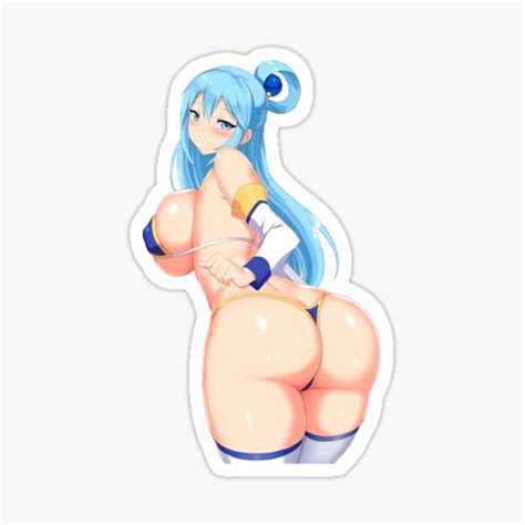 Sticker Sexy Aqua Hot Bikini Ass Cuisses Thicc Konosuba Lewd Ecchi