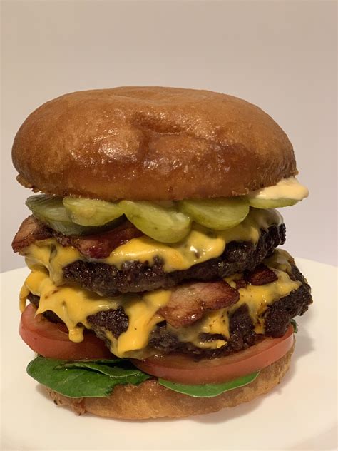 Double bacon cheeseburger! : r/FoodPorn