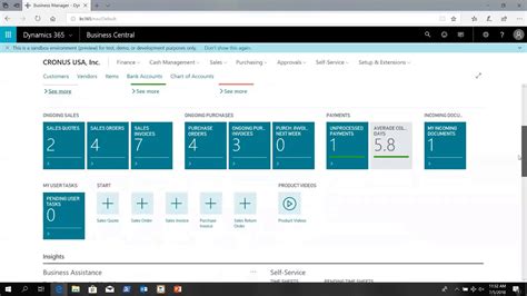 Microsoft Dynamics 365 Business Central Youtube