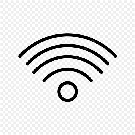 Wifi Signal Vector Hd PNG Images, Wifi Signals Vector Icon White ...