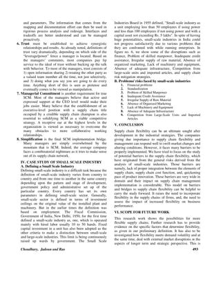 Study About The Supply Chain Flexibility And Bullwhip Effect On Scm In