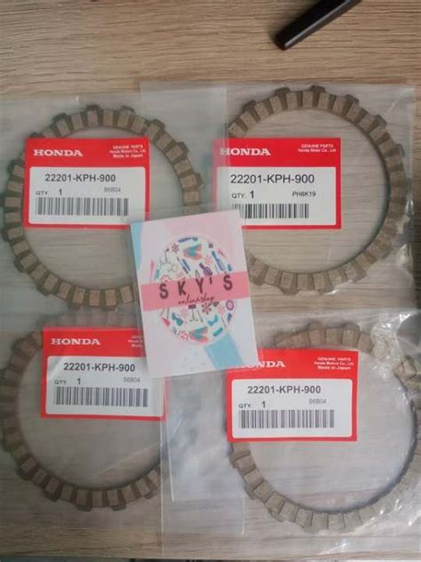 Honda Genuine Clutch Lining For Wave Xrm Rs Carb Set Pcs