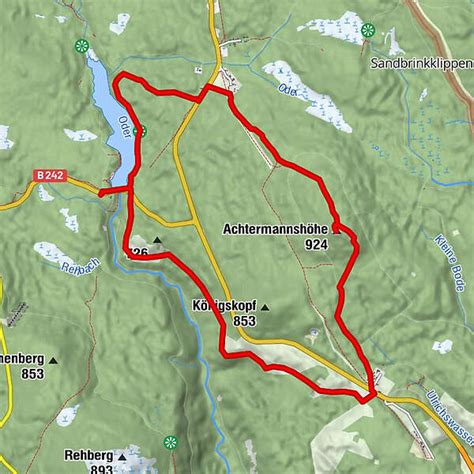 vom Oderteich zur Achtermannshöhe BERGFEX Wanderung Tour