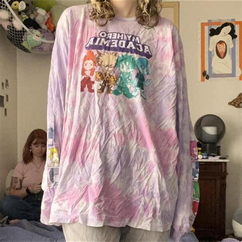 my hero academia merch. the shirt is so comfy and... - Depop