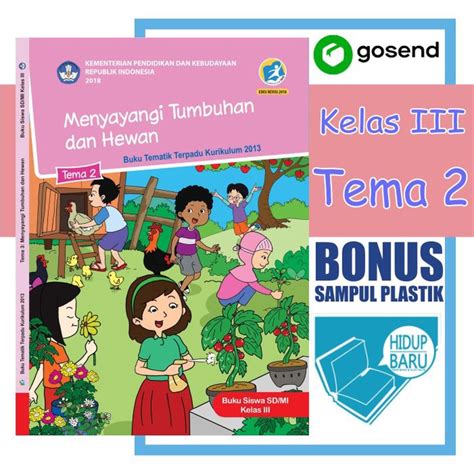 Jual Buku Paket Dinas Diknas Dikbud Tematik Kelas 3 SD Tema 2 Semester