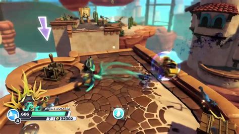 Skylanders Swap Force Wash Buckler Gameplay Youtube