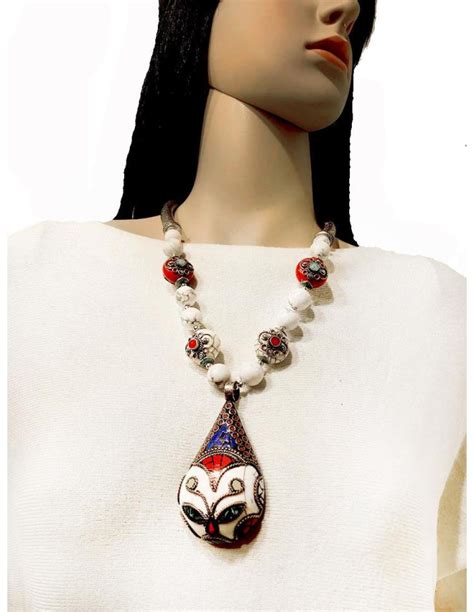 Collares De Mujer De Piedra Howlita Blanca Las Mas Bonitas Joyas