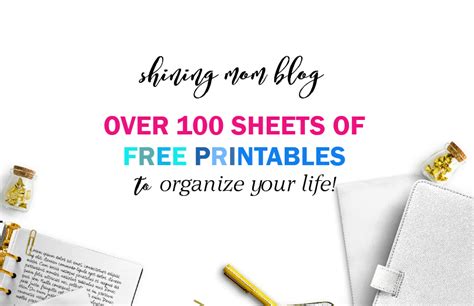 Over 100 Free Printables To Organize Your Life In 2017