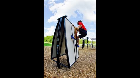 A Wall Climber For Outdoor Obstacle Course Fitness Youtube