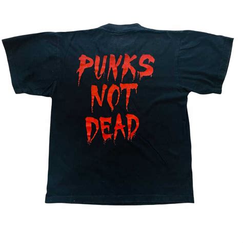 1996 The Exploited ‘punks Not Dead Tee Gem