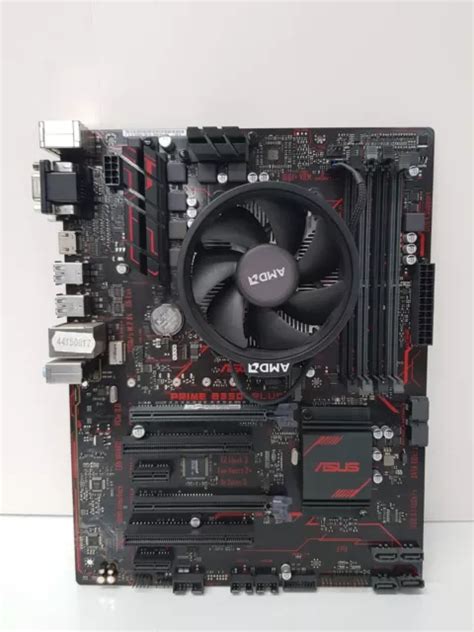 ASUS MOTHERBOARD PRIME B350 Plus AMD Ryzen AM4 DDR4 HDMI DVI VGA M