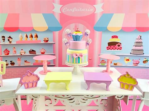 Aluguel Kit Decoração Confeitaria Doceria Elo7