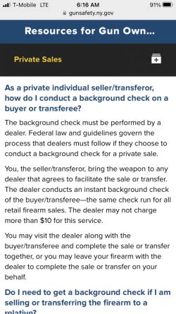 Interesting FFL Transfer Cost Information Restriction NY Gun Forum