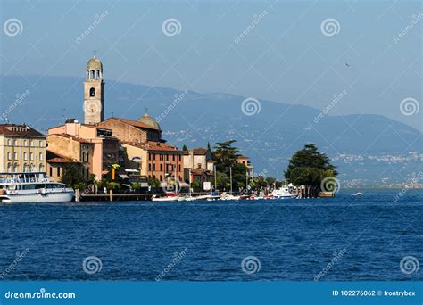 Close Up On Salo City In Italy Stock Photo Image Of Europe Salo