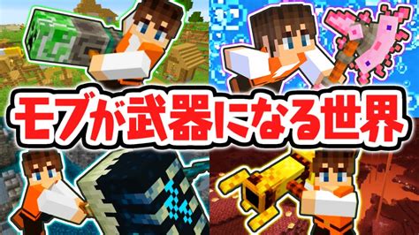 強すぎるモブの武器を使いこなせ ふしぎな世界でサバイバル マイクラMod実況マインクラフト YouTube