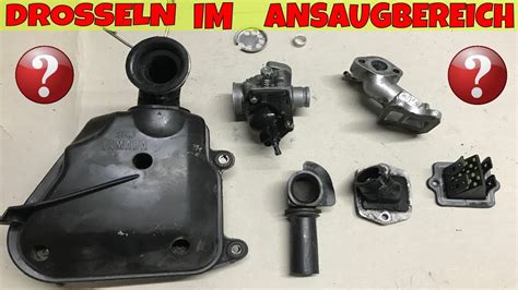 Faq Bliche Drosseln Beim Roller Ansaugbereich Luftfilter Vergaser