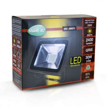 Projecteur Led W K Lm Gris Projecteurs Ext Rieurs Electrik Fr