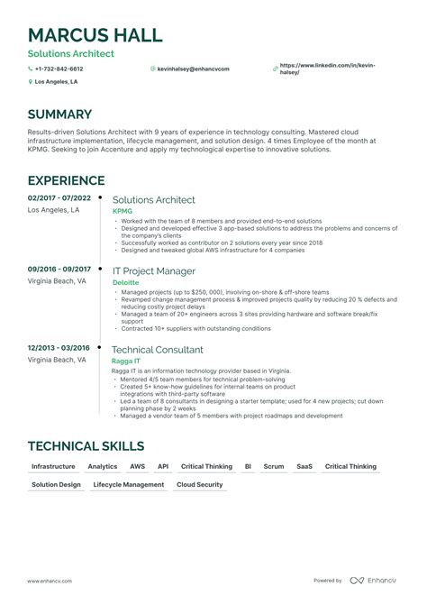 Accenture Resume Examples Guide For