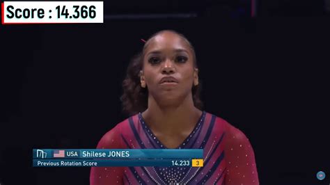 Shilese Jones USA Uneven Bars World Championships 2022 All Around