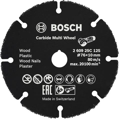 Mola Da Taglio Bosch Professional Carbide Multi Wheel Per Legno