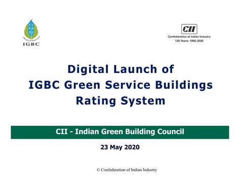 Presentation On Igbc Green Service Buildings Rating System Ppt Free