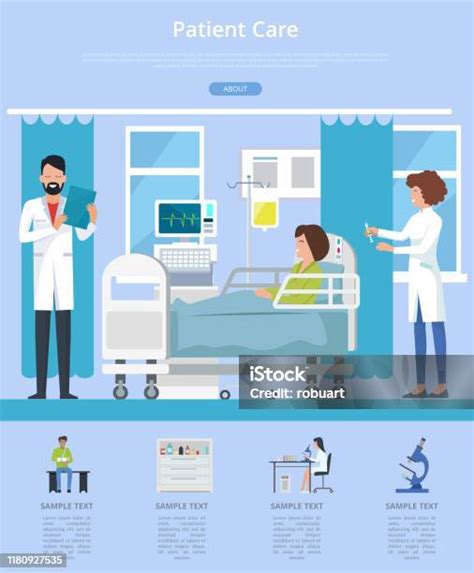 환자 치료 설명 벡터 일러스트 가정의 방에 대한 스톡 벡터 아트 및 기타 이미지 가정의 방 간호사 건강 진단 Istock