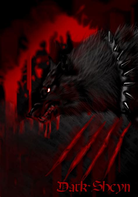 Blood wolf by Dark-Sheyn on DeviantArt