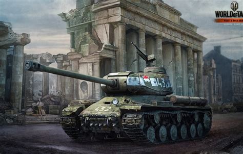 Wallpaper Tank, The is-2, Tank, World of Tanks for mobile and desktop, section игры, resolution ...