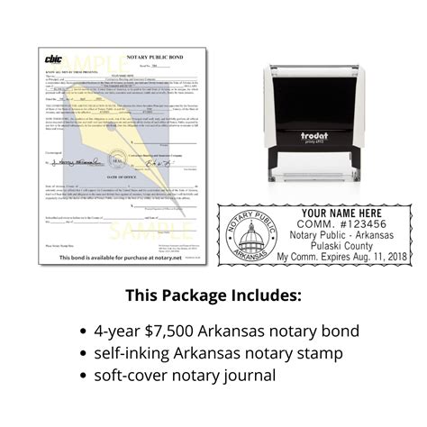 Arkansas Notary Supplies Package Notary Net