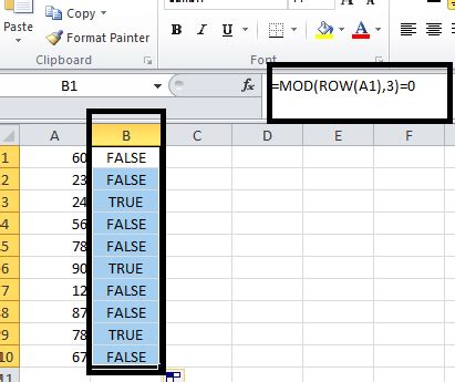 Sum Every Nth Row In Microsoft Excel Tae