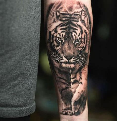 Tiger Arm Tattoos For Men