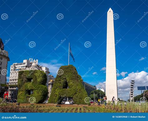 The Obelisco De Buenos Aires A National Historic Monument Located In