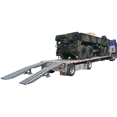 Modular Step Deck Trailer Ramp System With Load Leveler Discount Ramps