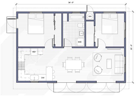 Garage Adu Floor Plans Adu Floor Plans 2 Bedroom 2 Bedroom House