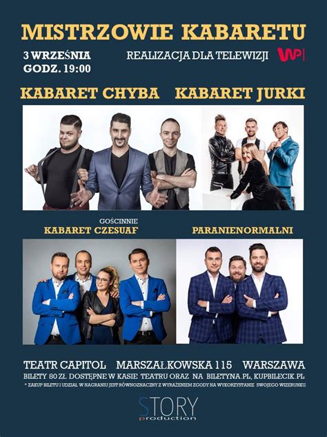 Mistrzowie Kabaretu Kabaret Jurki Kabaret Chyba Kabaret Czesuaf