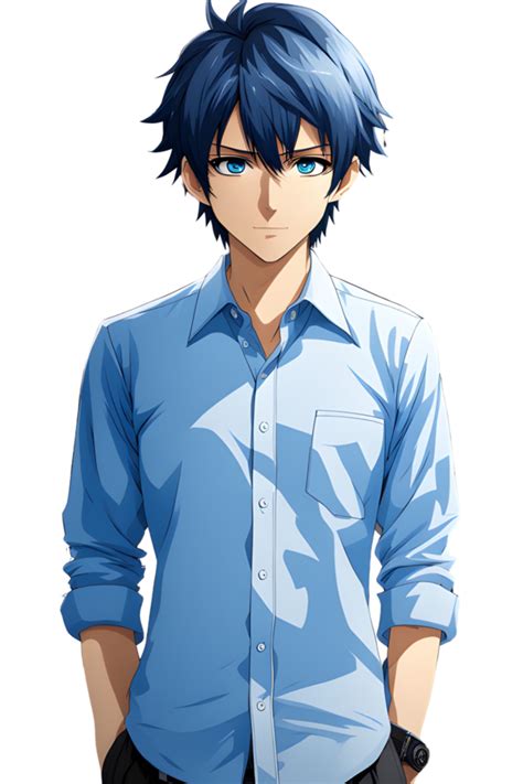 AI generated Male Anime Characters PNG Transparent Background 35916317 PNG