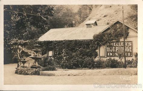 Wheeler Hot Springs Hot Plunge Bath Ventura Ca Lamson Photo Postcard