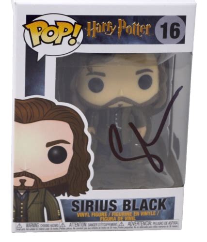 Gary Oldman Signed Autograph Funko Pop Harry Potter Sirius Black 16 Beckett Coa Autographia