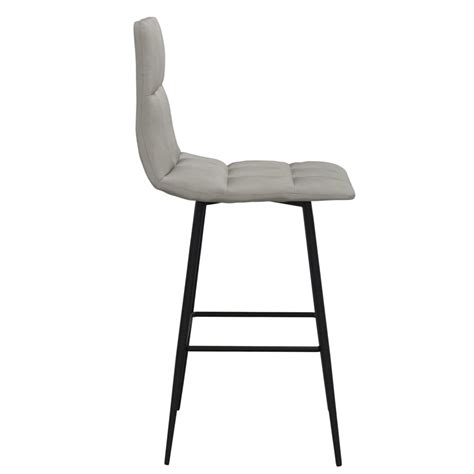 Tip Fauteuils Et Chaises Tabourets De Bar Pcs Gris Clair Velours